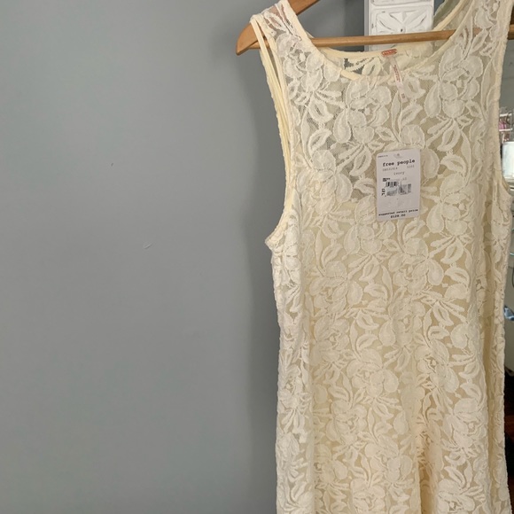 Free people laced ivory dress - Picture 1 of 2